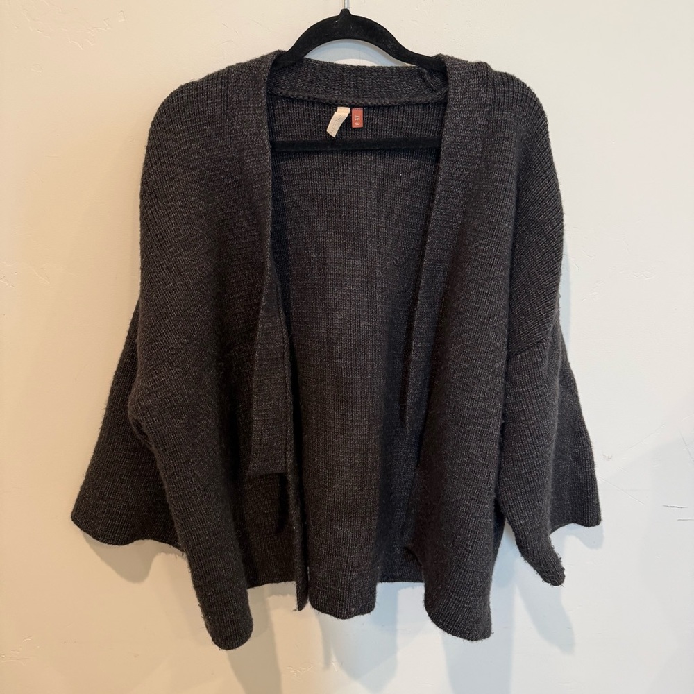 Pilcro Cozy Women's Open-Front Cropped Sweater One Size Oversized Knit Warm